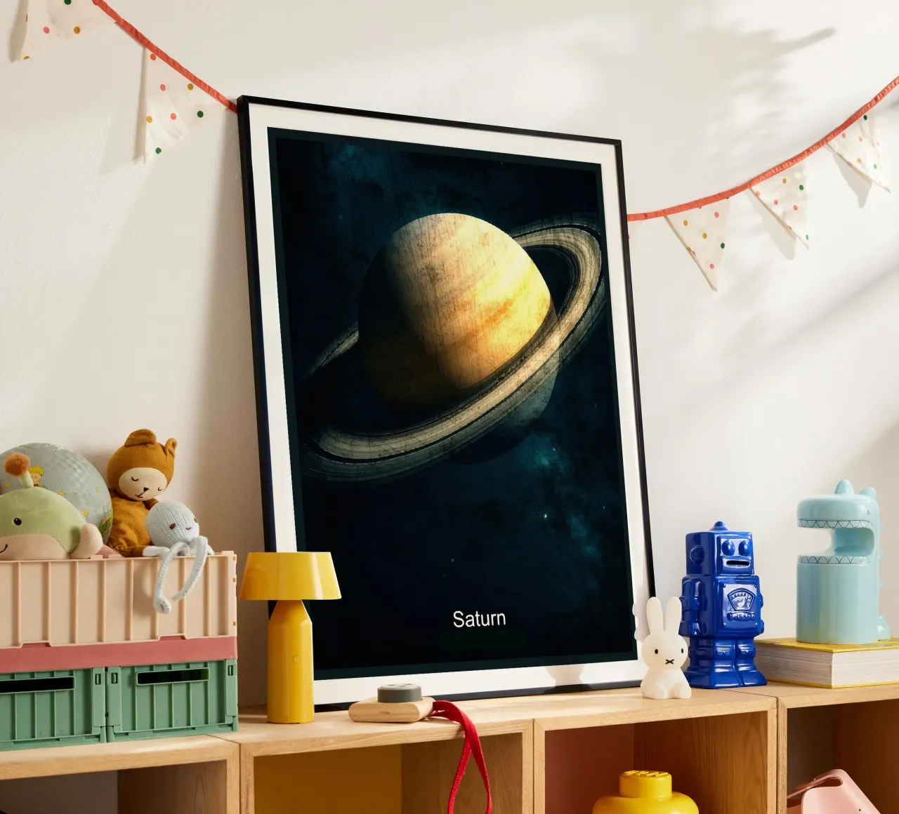 Saturn Planet In the solar system hahnemühle by Ashley Studio