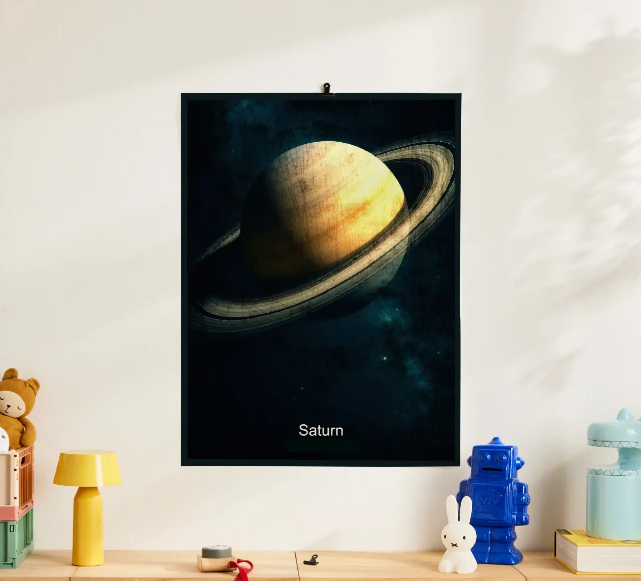 Saturn Planet In the solar system hahnemühle by Ashley Studio