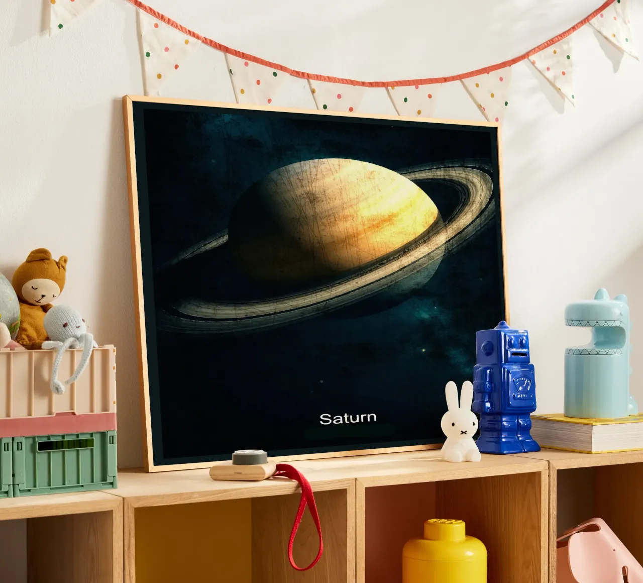 Saturn Planet In the solar system hahnemühle by Ashley Studio