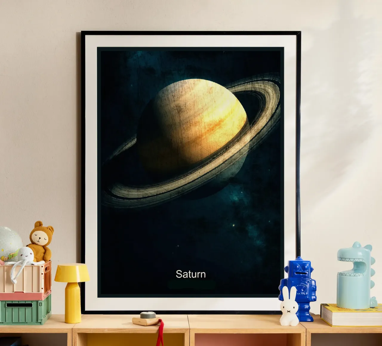 Saturn Planet In the solar system hahnemühle by Ashley Studio