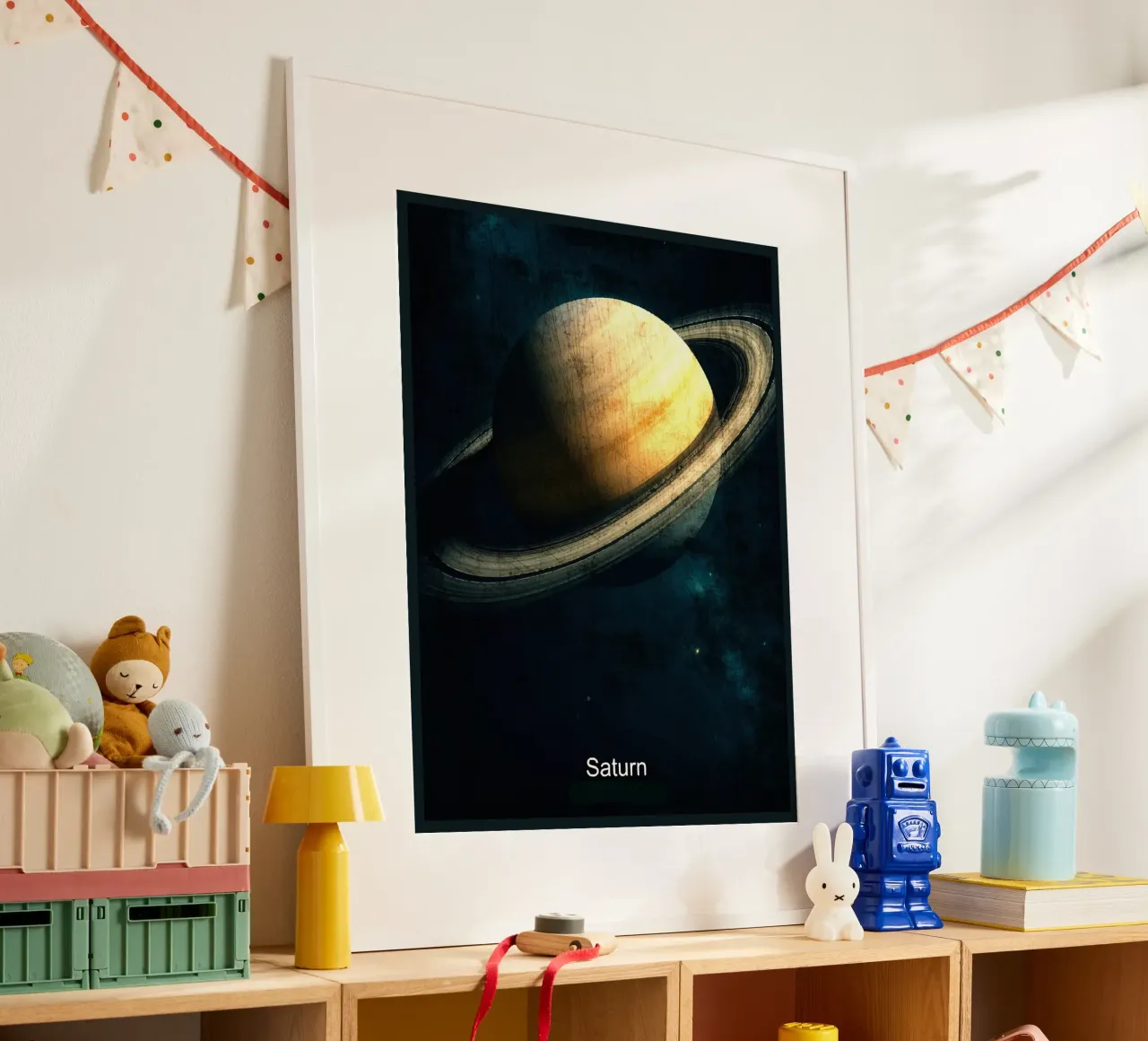 Saturn Planet In the solar system hahnemühle by Ashley Studio
