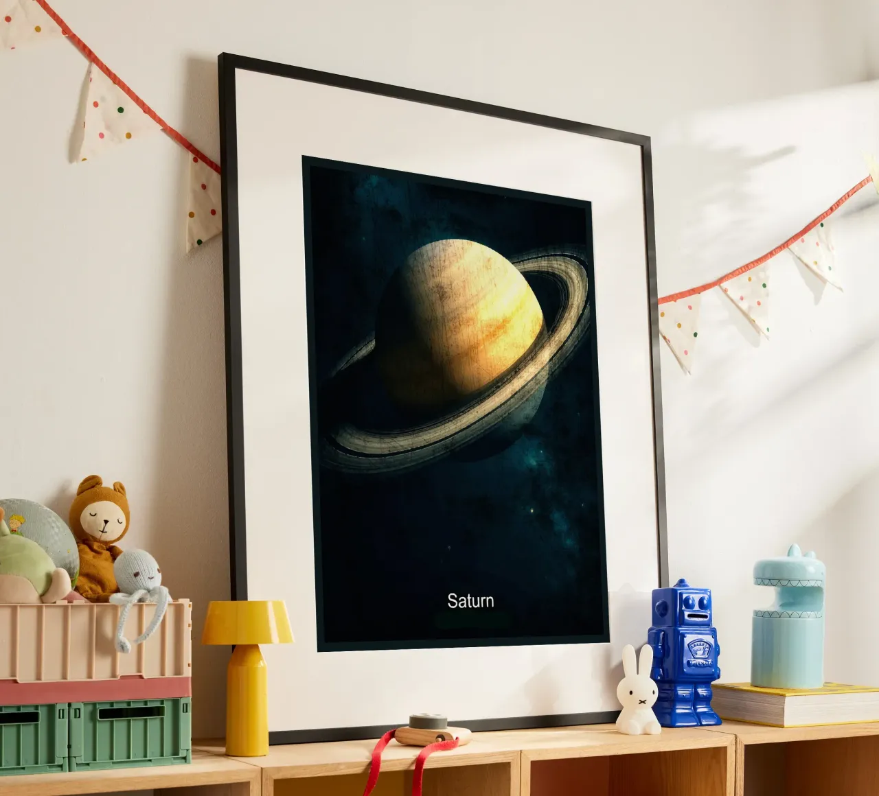 Saturn Planet In the solar system hahnemühle by Ashley Studio