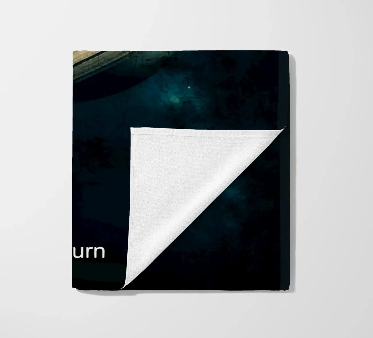 Saturn Planet In the solar system beach towel by Ashley Studio