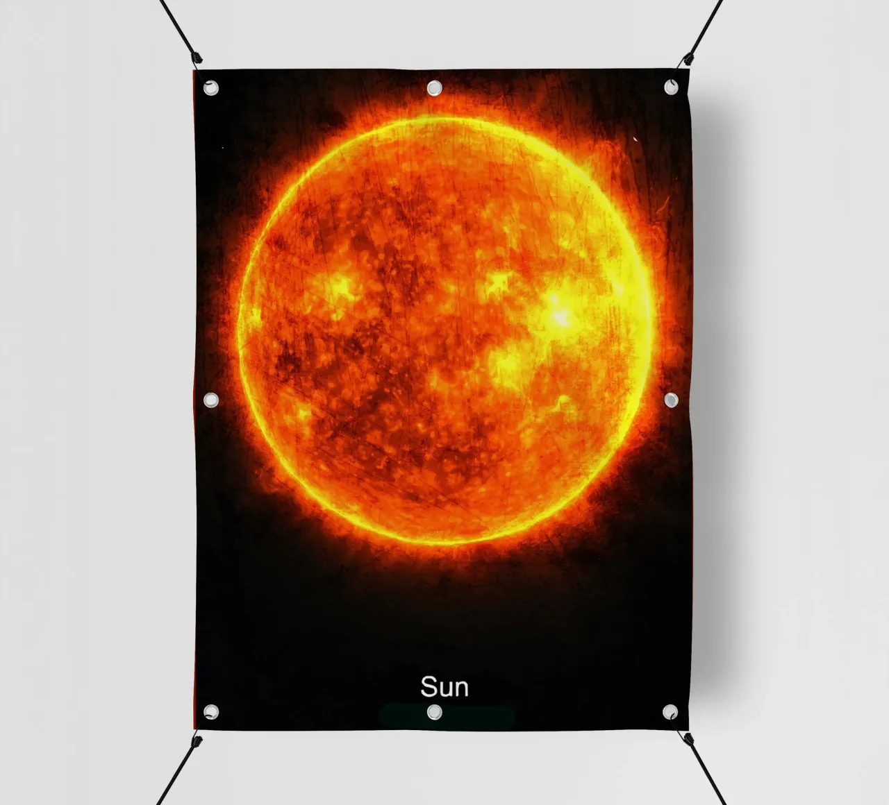 Il Sole - Nel sistema solare telo in pvc da Ashley Studio
