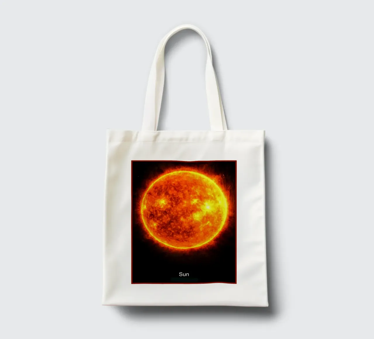 Il Sole - Nel sistema solare borsa in juta da Ashley Studio
