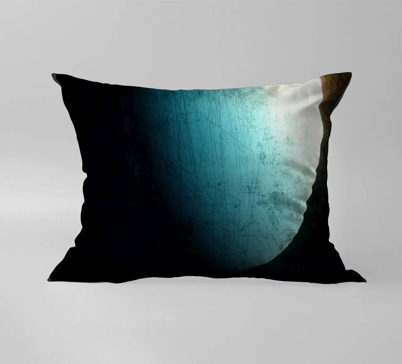 Uranus Planet In the solar system decorative cushion by Ashley Studio