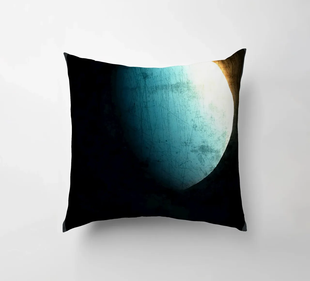 Uranus Planet In the solar system decorative cushion by Ashley Studio