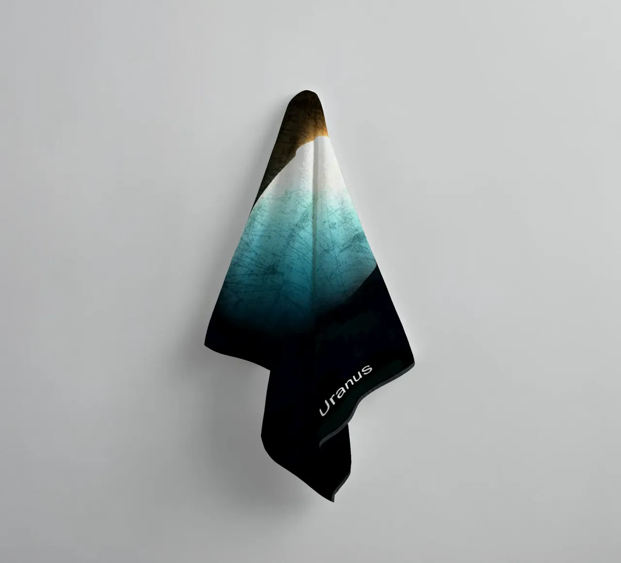 Uranus Planet In the solar system towel by Ashley Studio