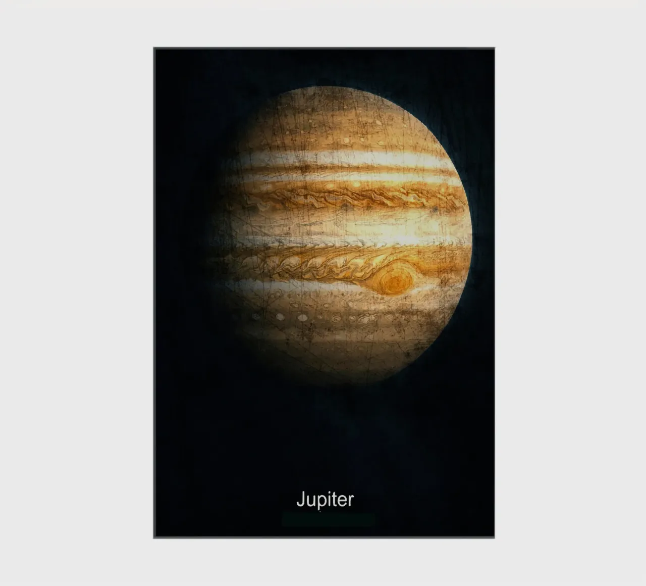 Jupiter Planet In the solar system notebook by Ashley Studio