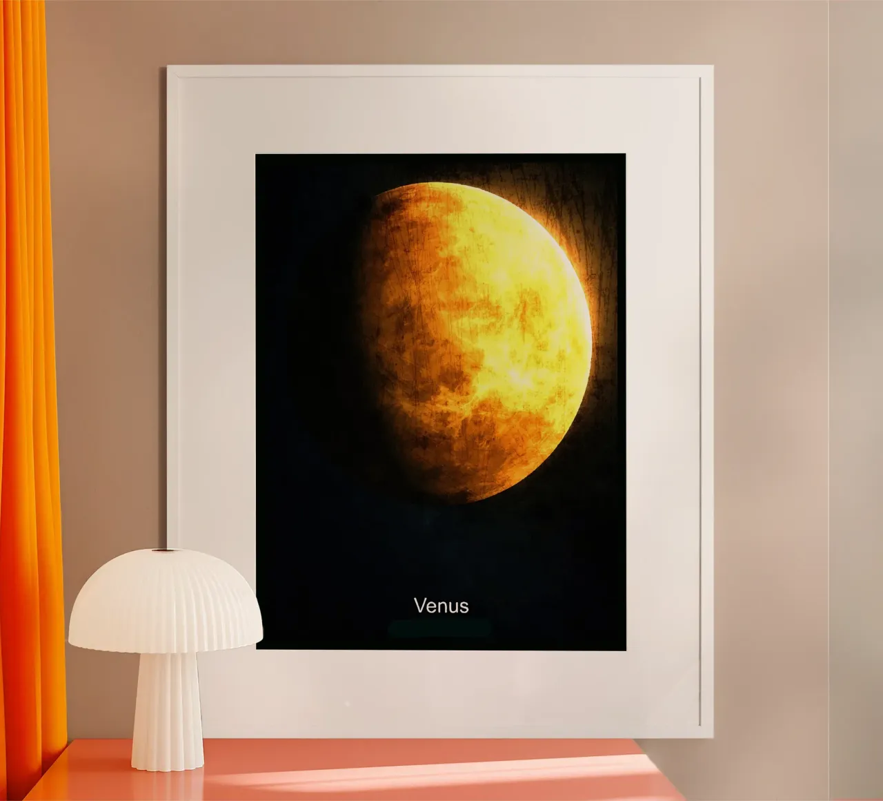 Vénus Planète Dans le système solaire hahnemühle de Ashley Studio