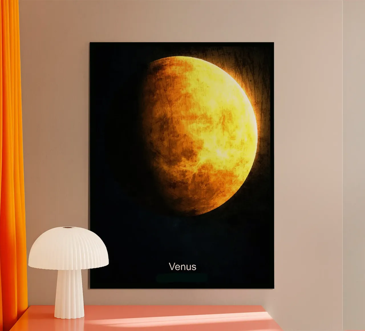 Vénus Planète Dans le système solaire hahnemühle de Ashley Studio