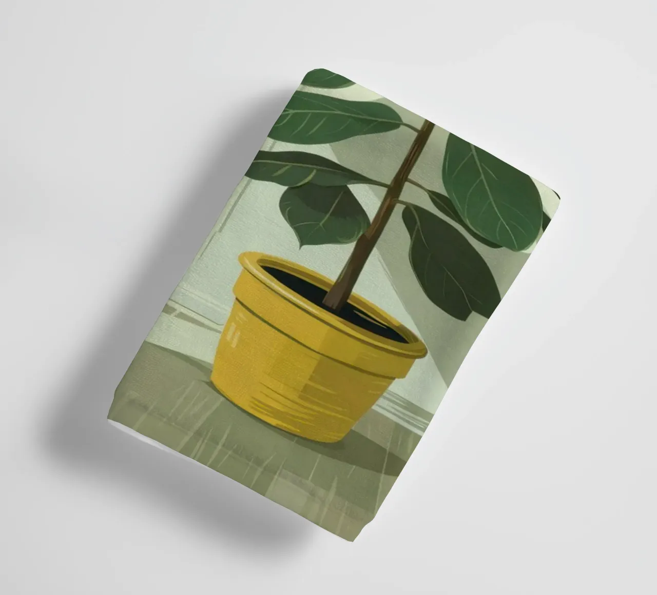Sonnendurchflutetes Fiddle Leaf Handtuch von Line Fable