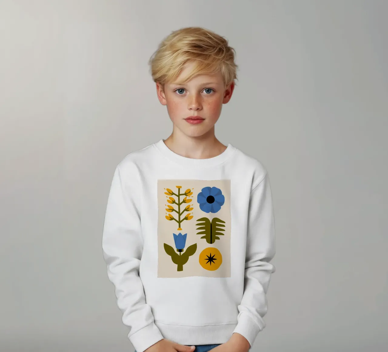 Botanica popolare semplice felpa bambino da Frosh Pallete