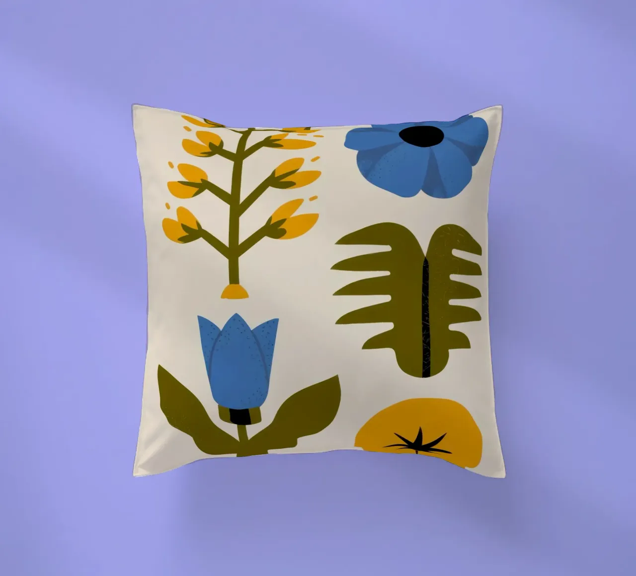 Botanica popolare semplice cuscino da Frosh Pallete