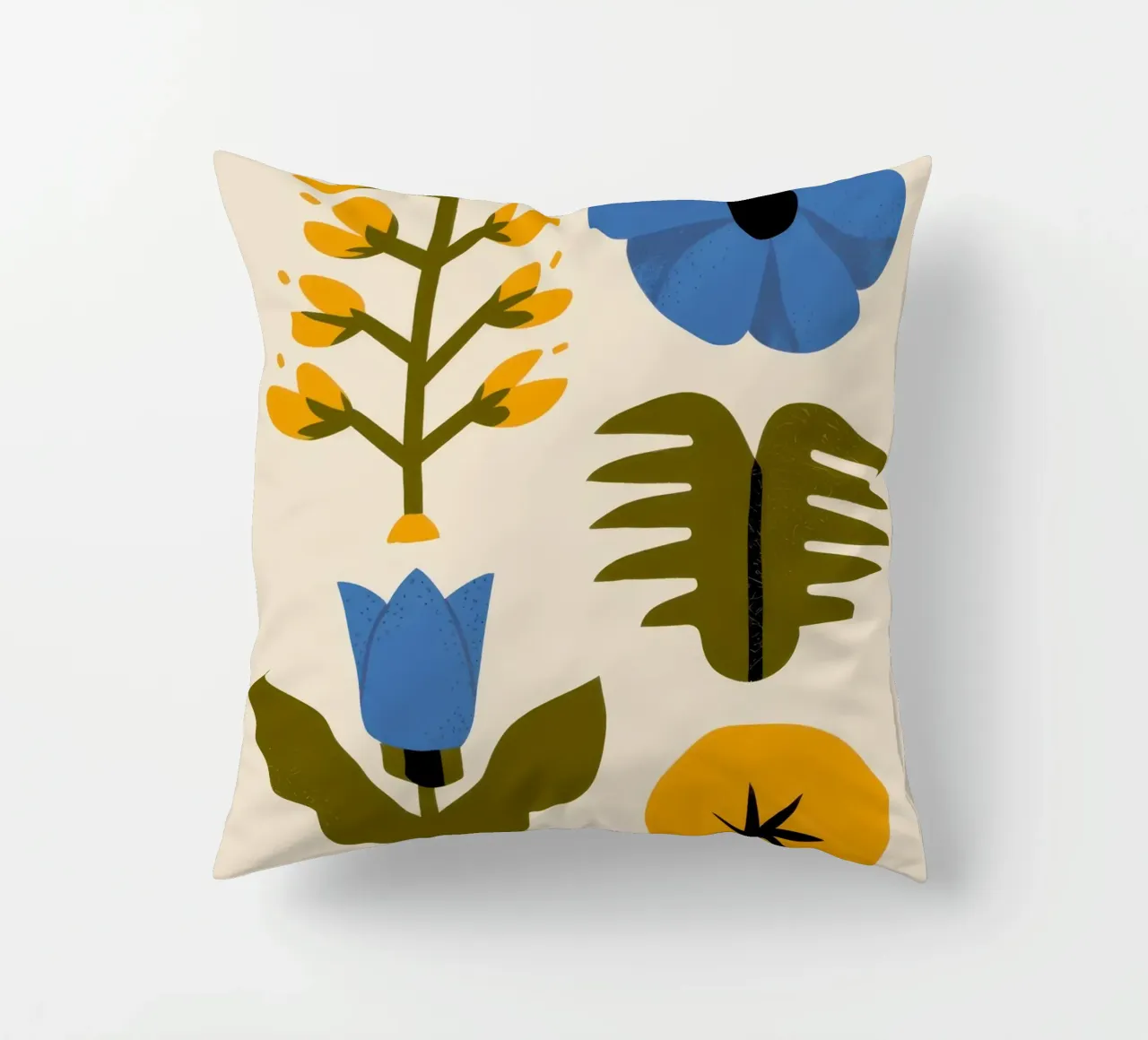 Botanica popolare semplice cuscino da Frosh Pallete