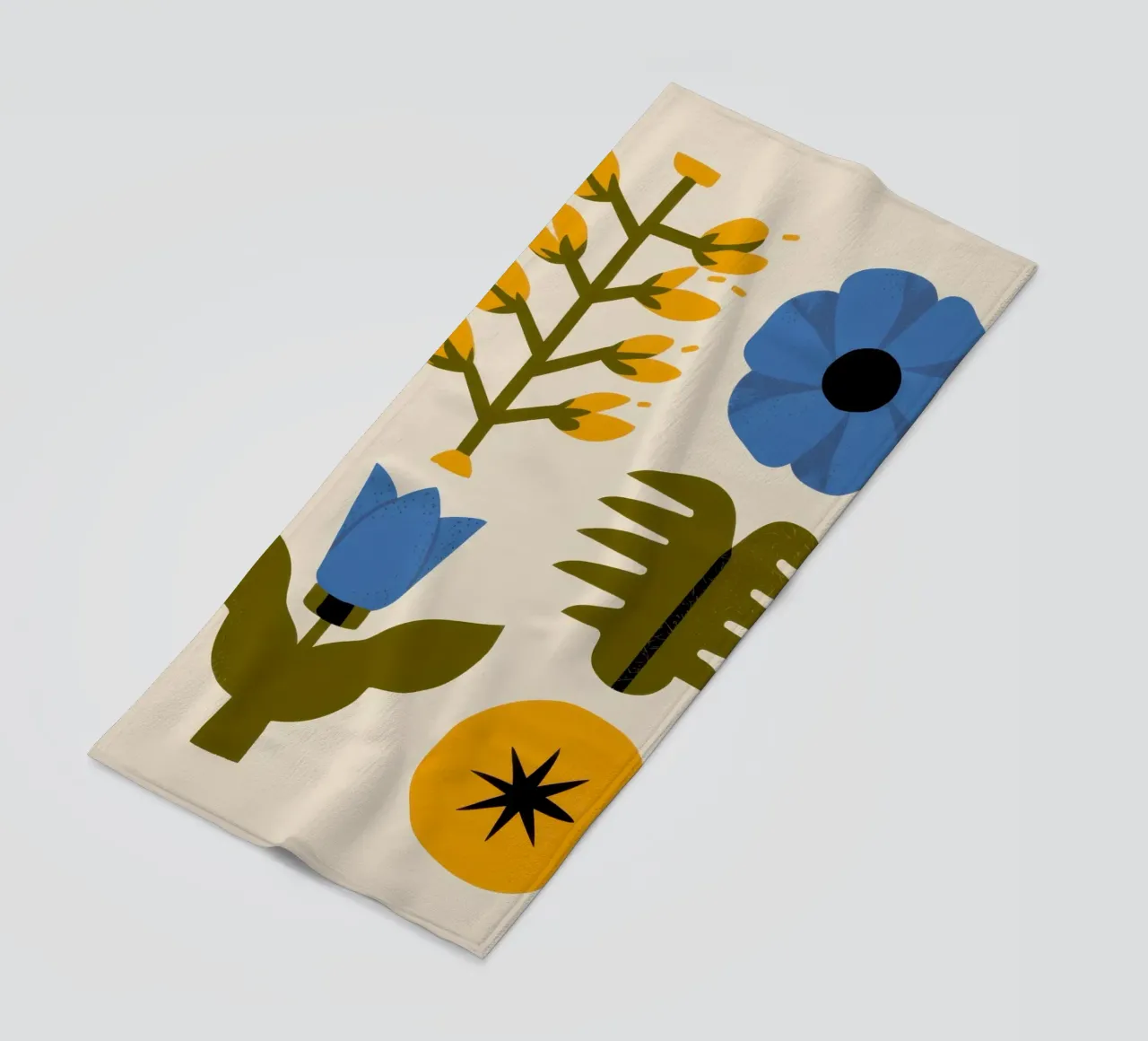 Botanica popolare semplice telo mare da Frosh Pallete