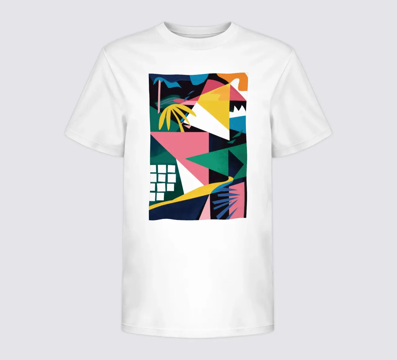 Gioco dei frammenti geometrici t-shirt bambini da Obs Canvas