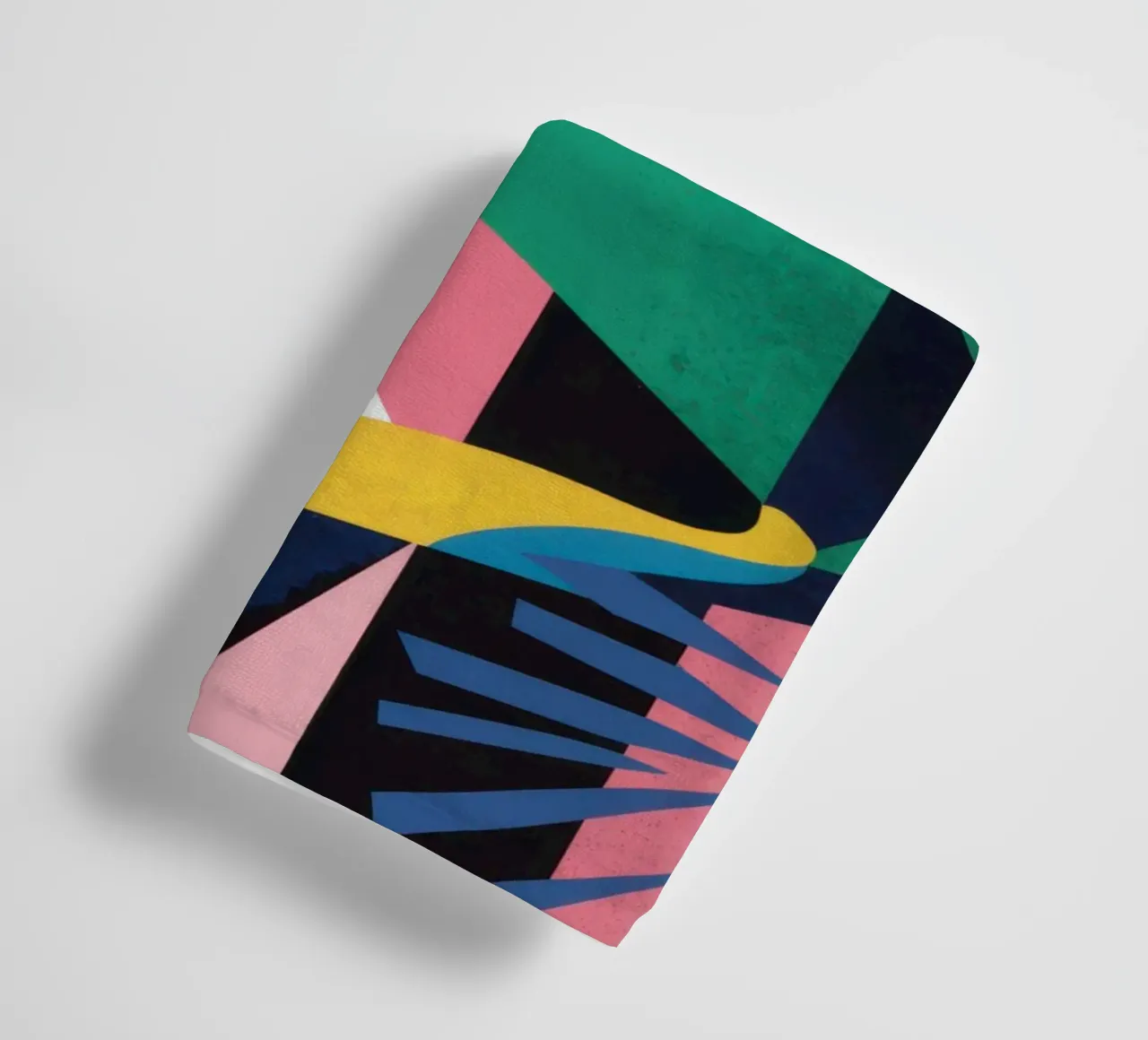 Geometrisches Scherbenspiel Handtuch von Obs Canvas