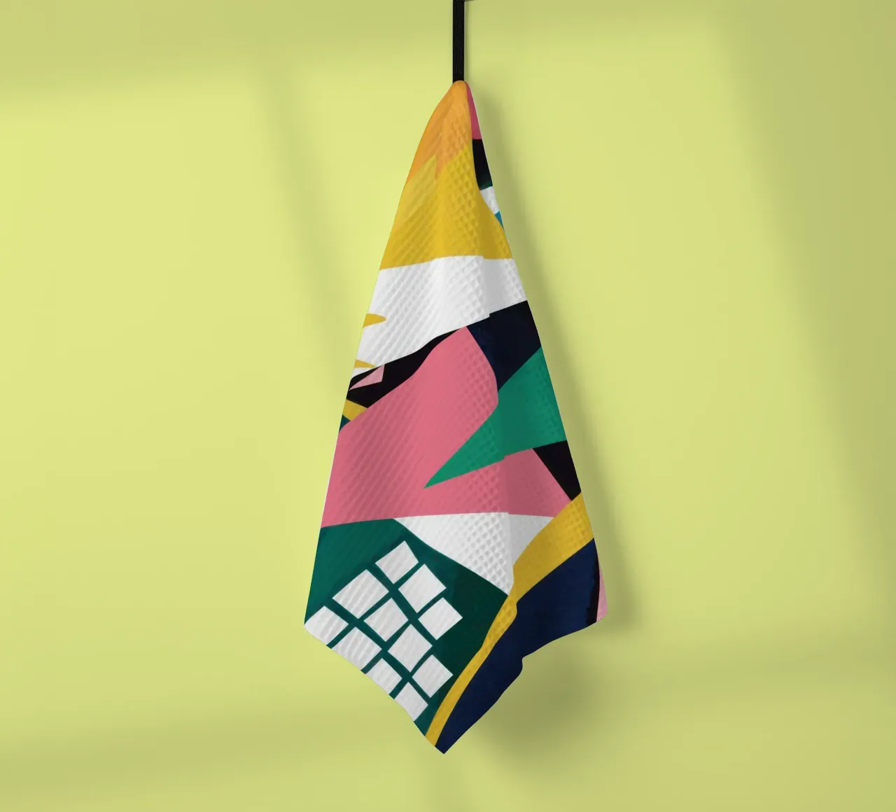 Juego de fragmentos geométricos paño de cocina de Obs Canvas