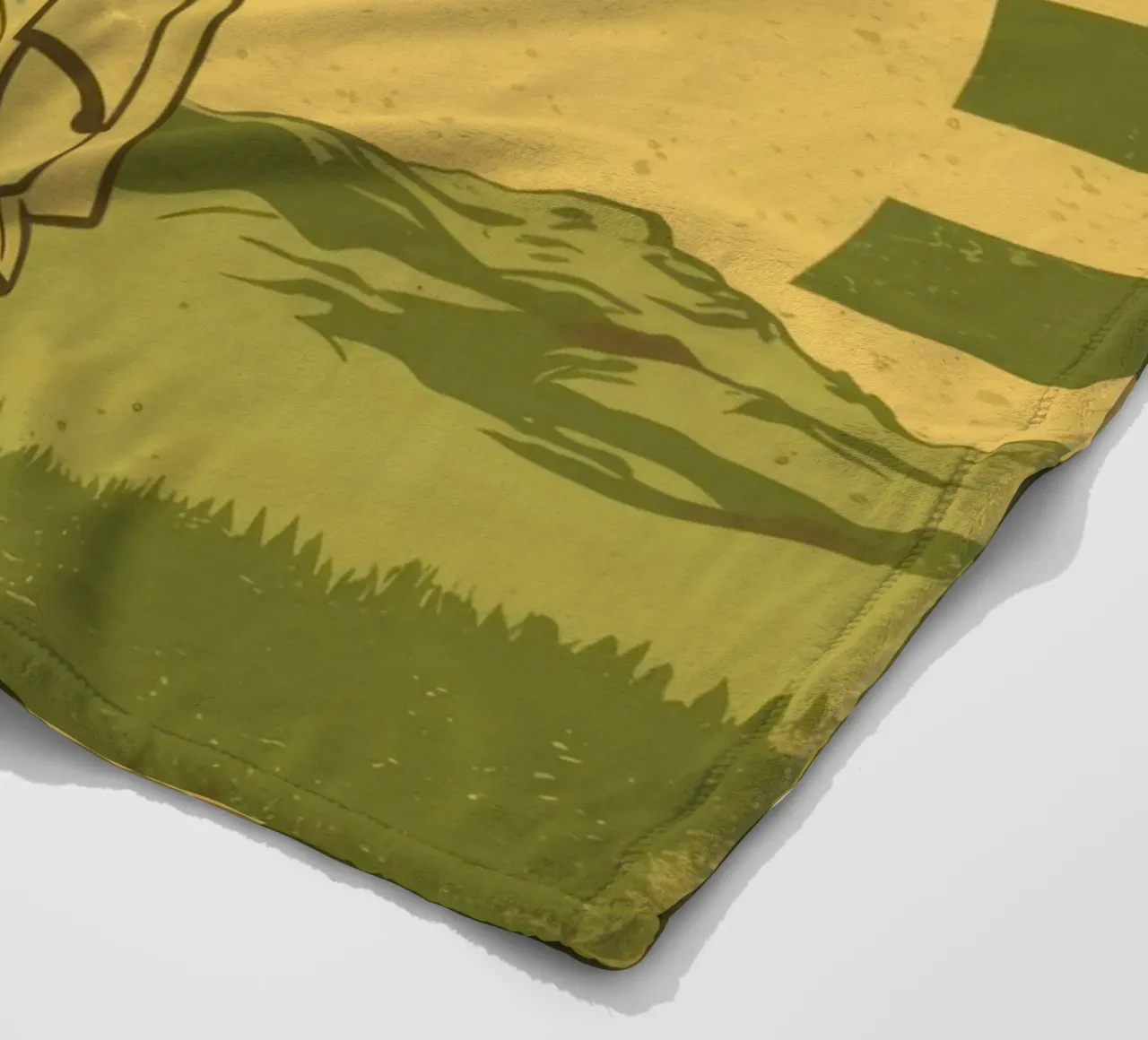 Statua iconica del Redentore coperta in pile da Line Fable