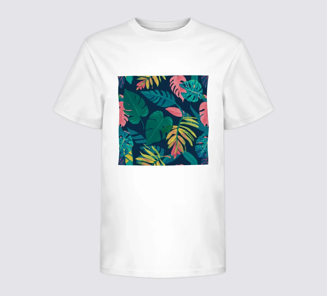 Foglie della giungla di mezzanotte t-shirt bambini da Thistle Bloom