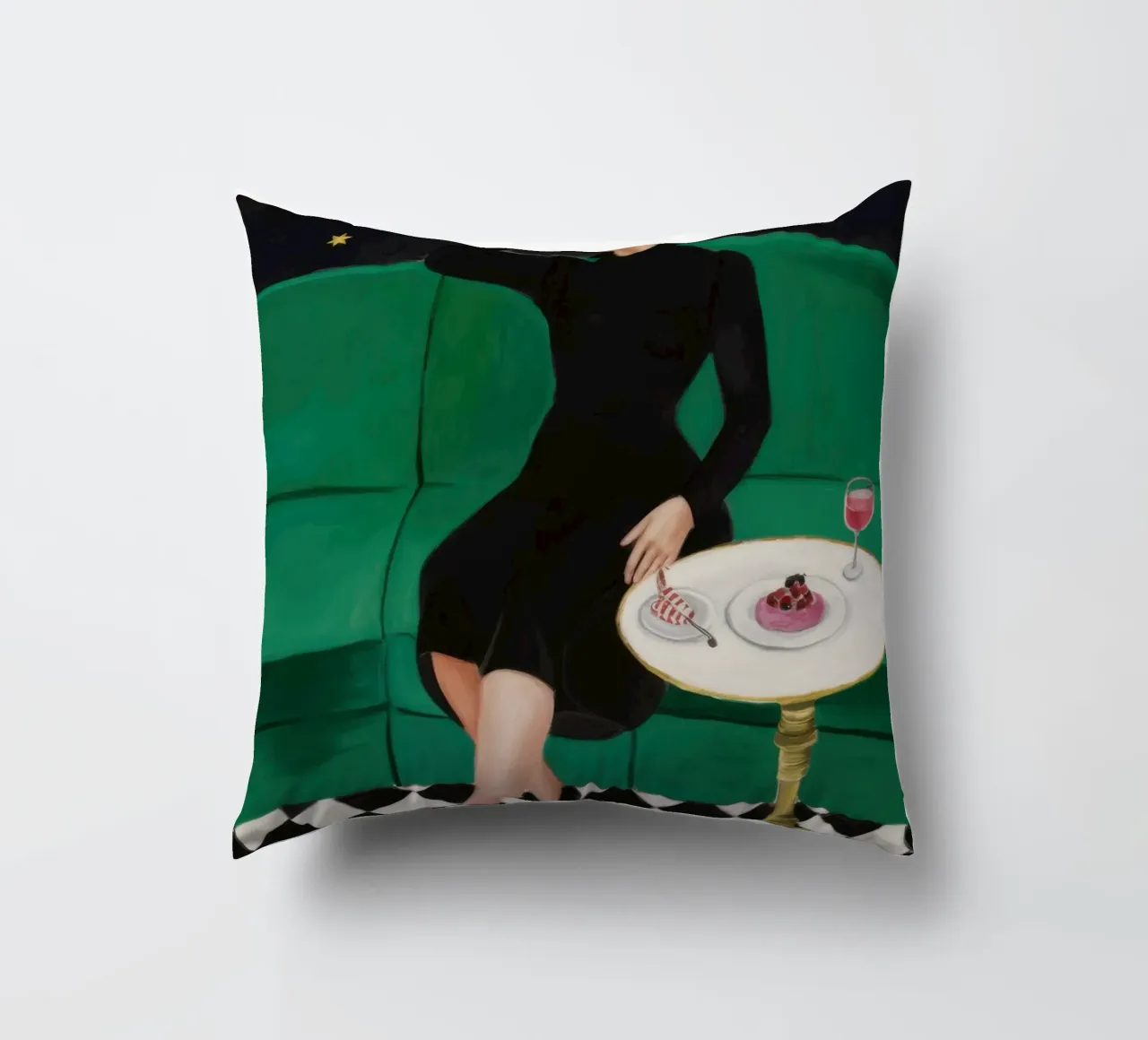 Celestial Sofa Repose decorative cushion by Line Fable