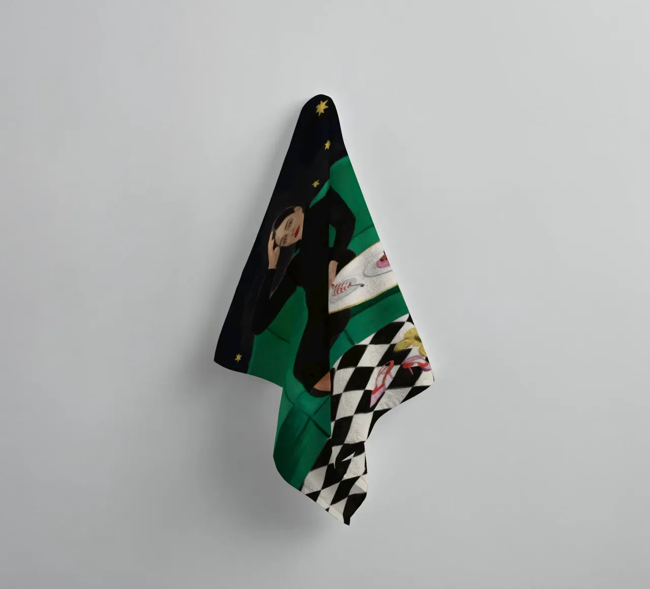 Hemelse sofa rusten badhanddoek van Line Fable