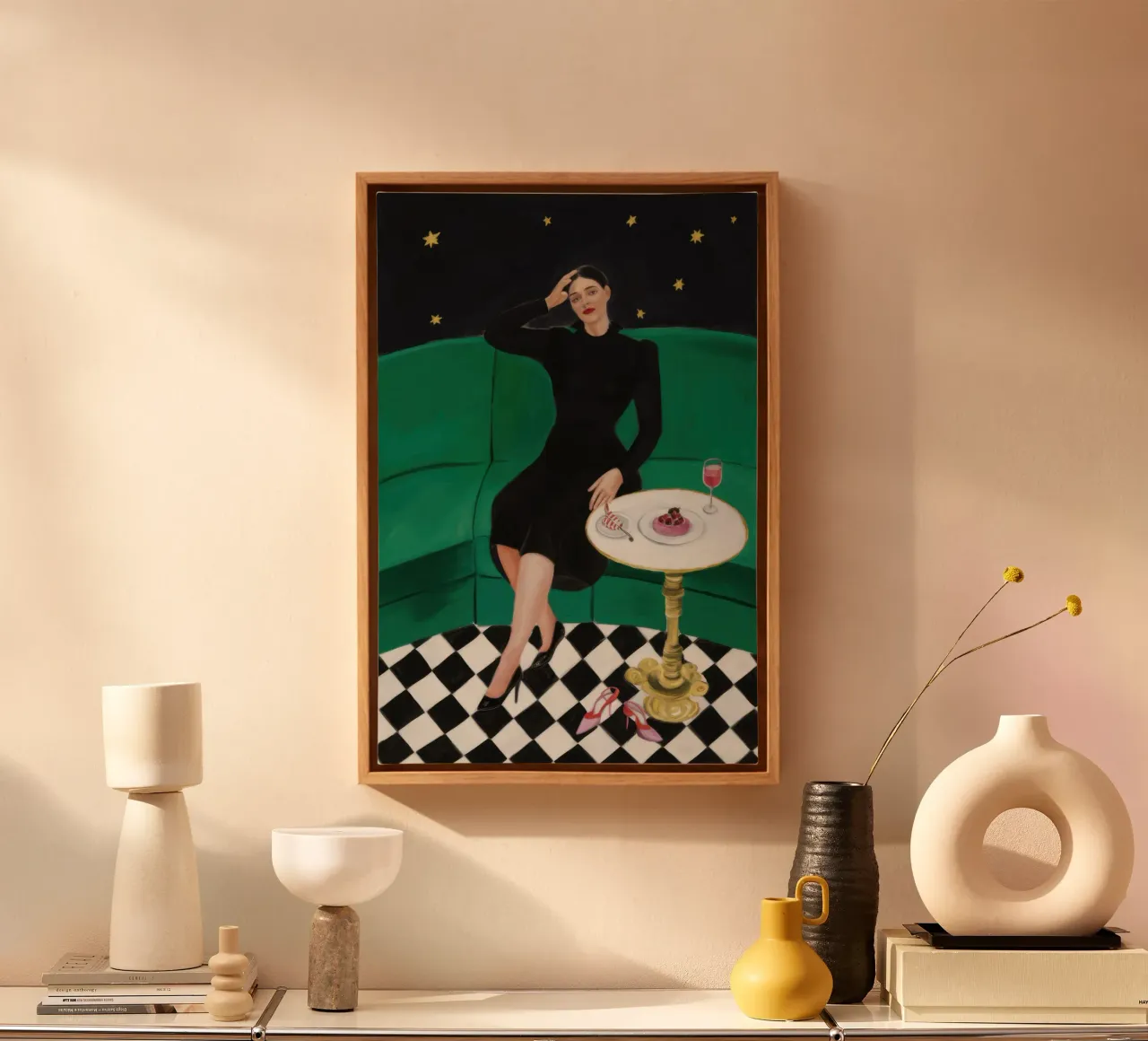 Hemelse sofa rusten canvas van Line Fable