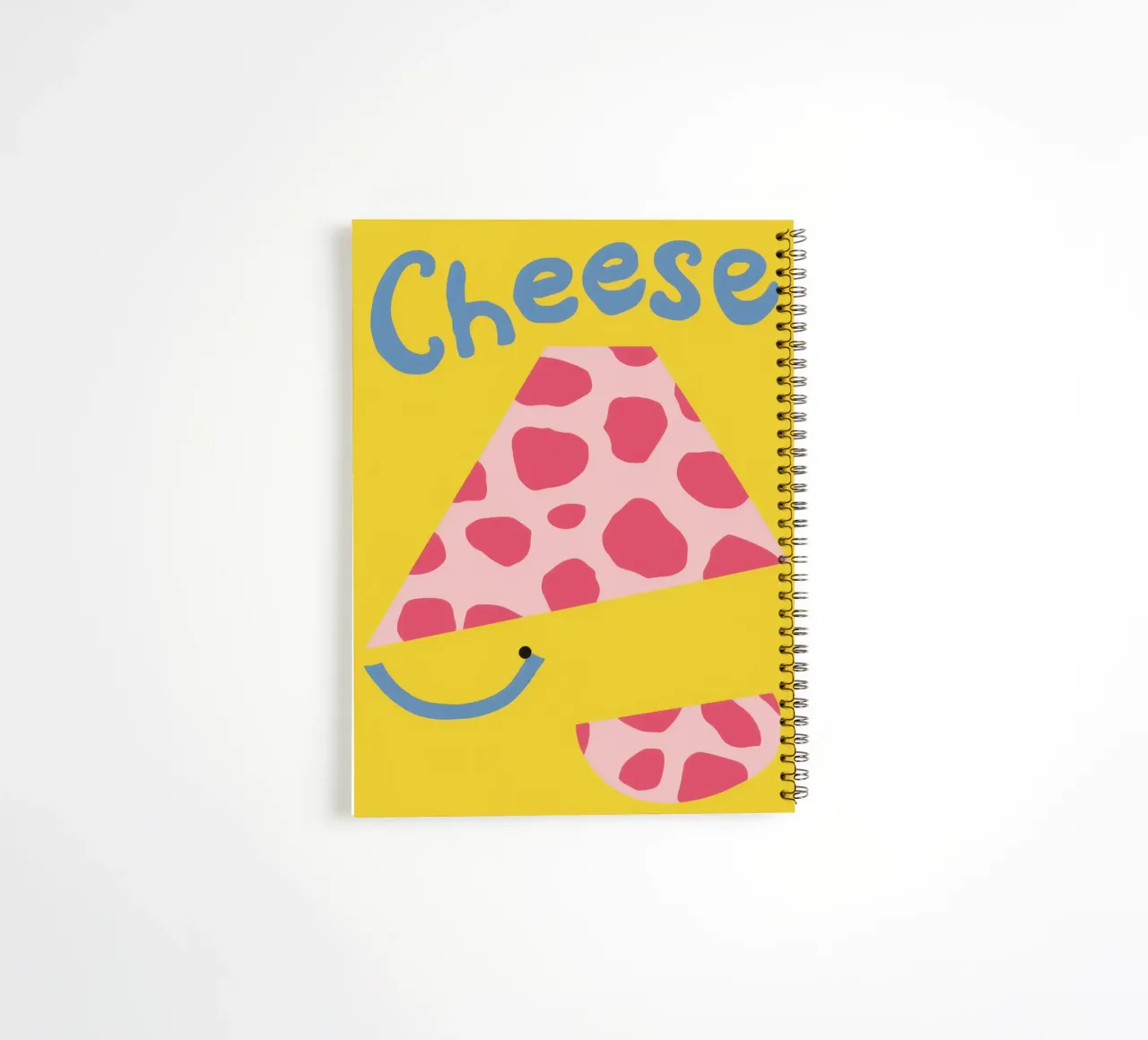A Slice of Cheese spiral notebook by Thistle Bloom
