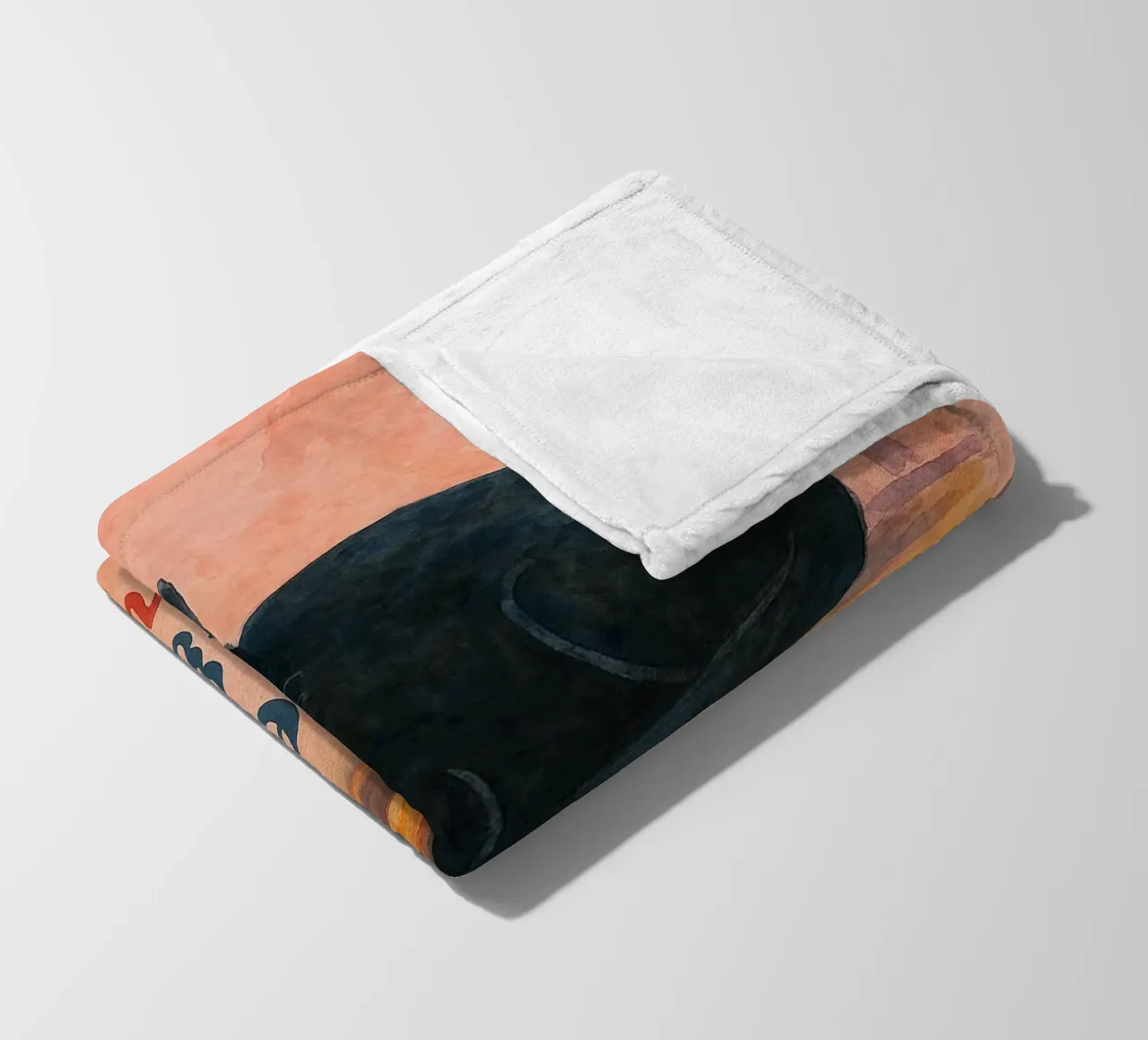 i see all i judge all i nap cat drawing fleece blanket by Botania