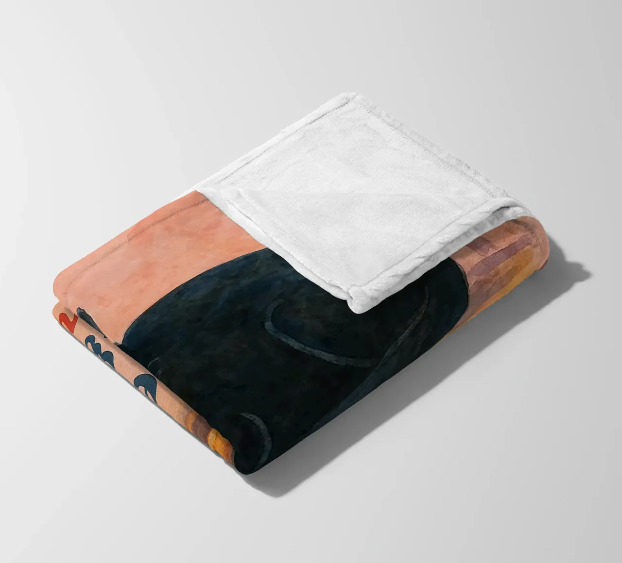 i see all i judge all i nap cat drawing fleece blanket by Botania