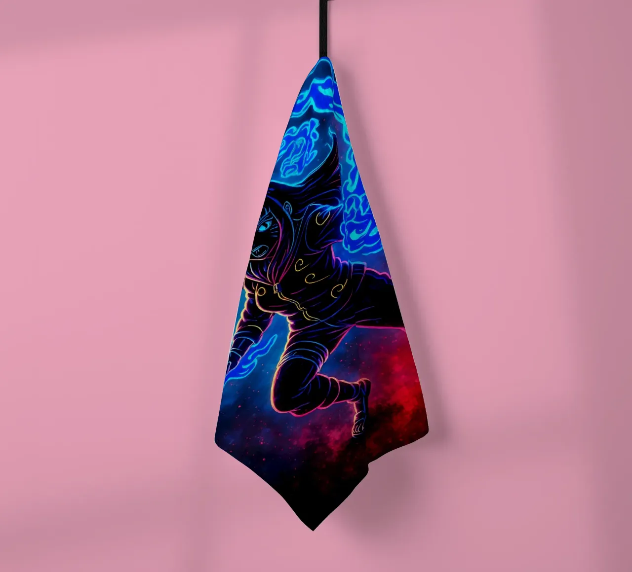 Soul Of Hinata Hyuga tea towel by DGSoulheroes