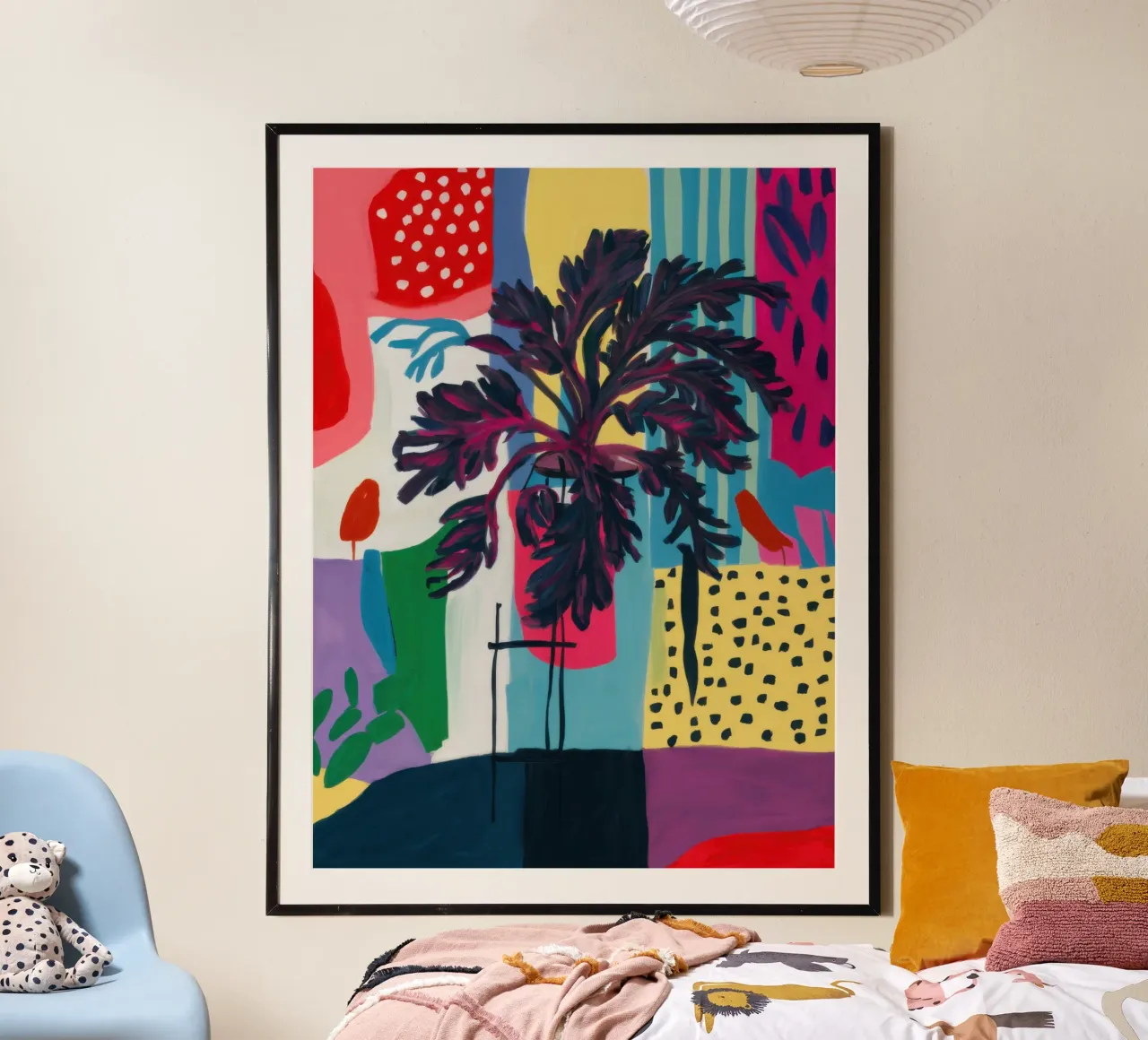 Collage tropicale astratto poster da Frosh Pallete