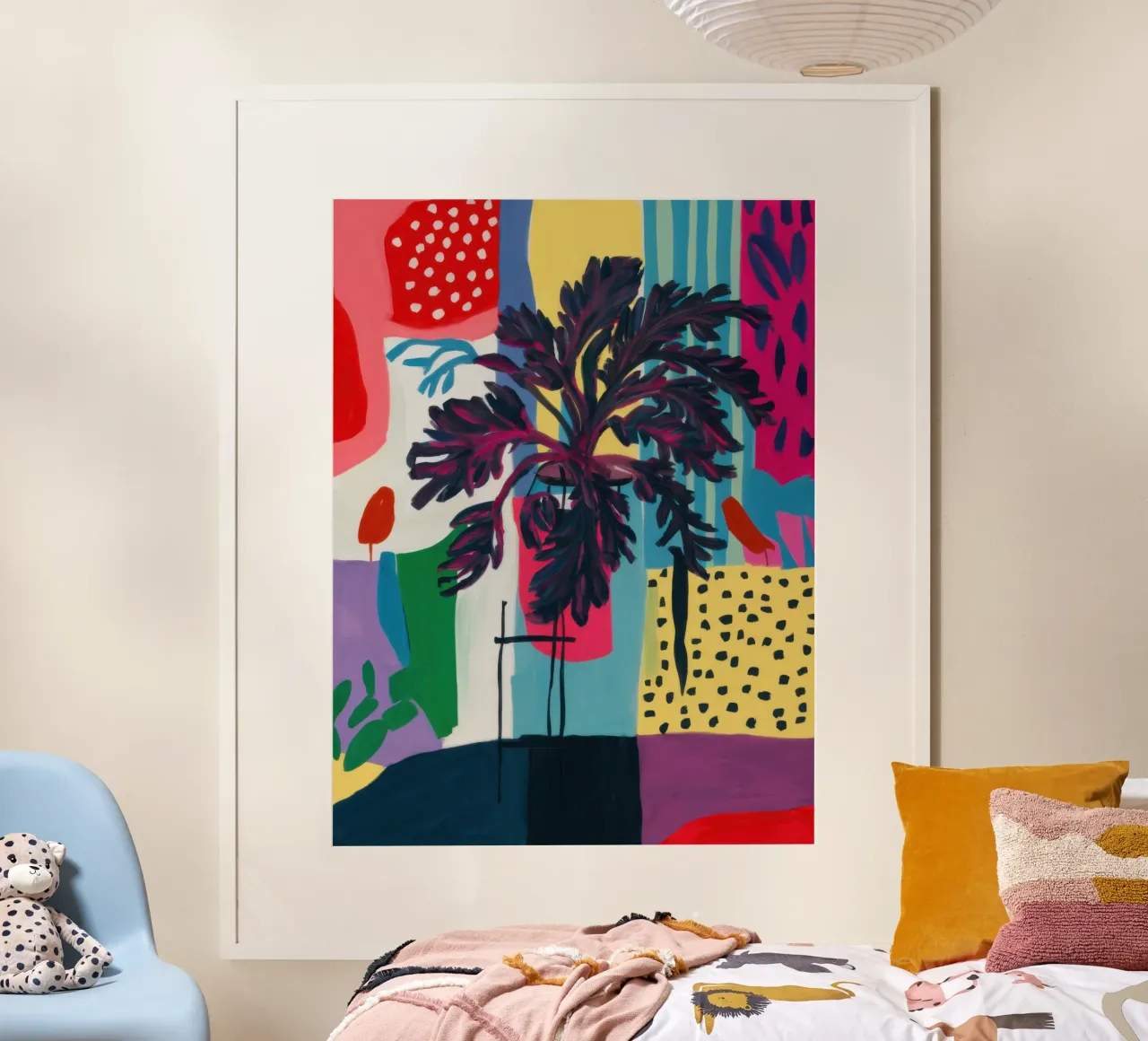 Collage tropicale astratto poster da Frosh Pallete