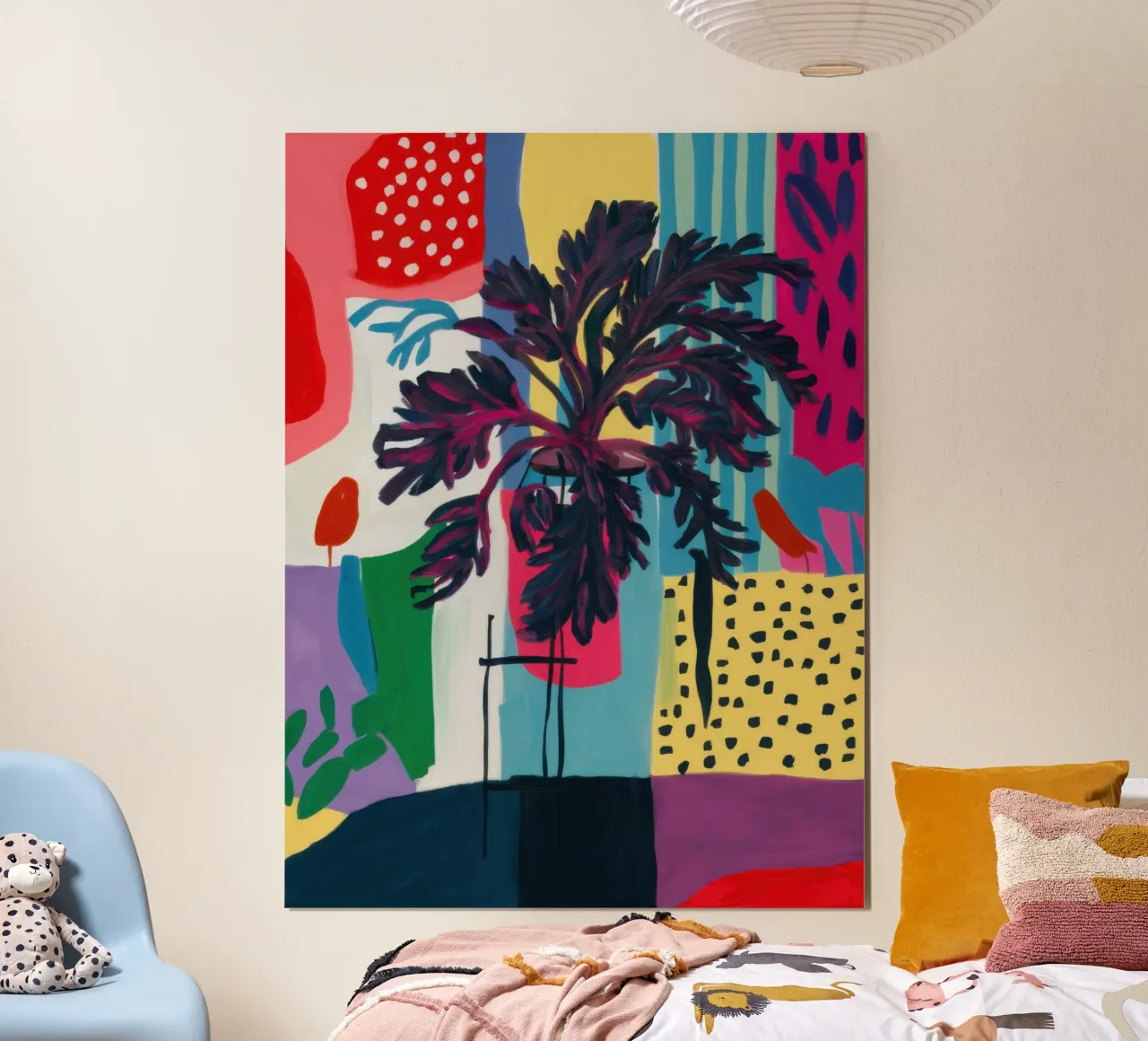 Collage tropicale astratto poster da Frosh Pallete