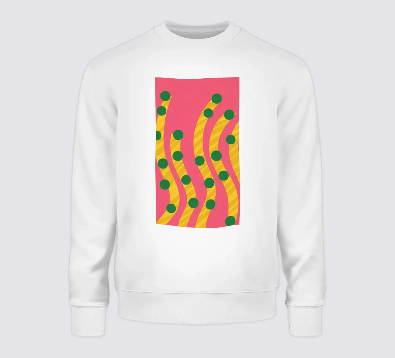 Modello a punti verdi felpa da Obs Canvas