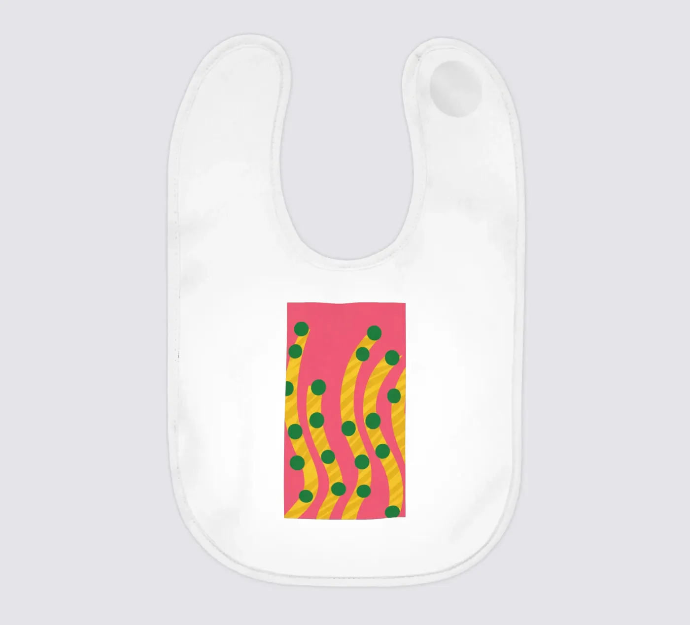 Green Dot Pattern bavaglino da Obs Canvas
