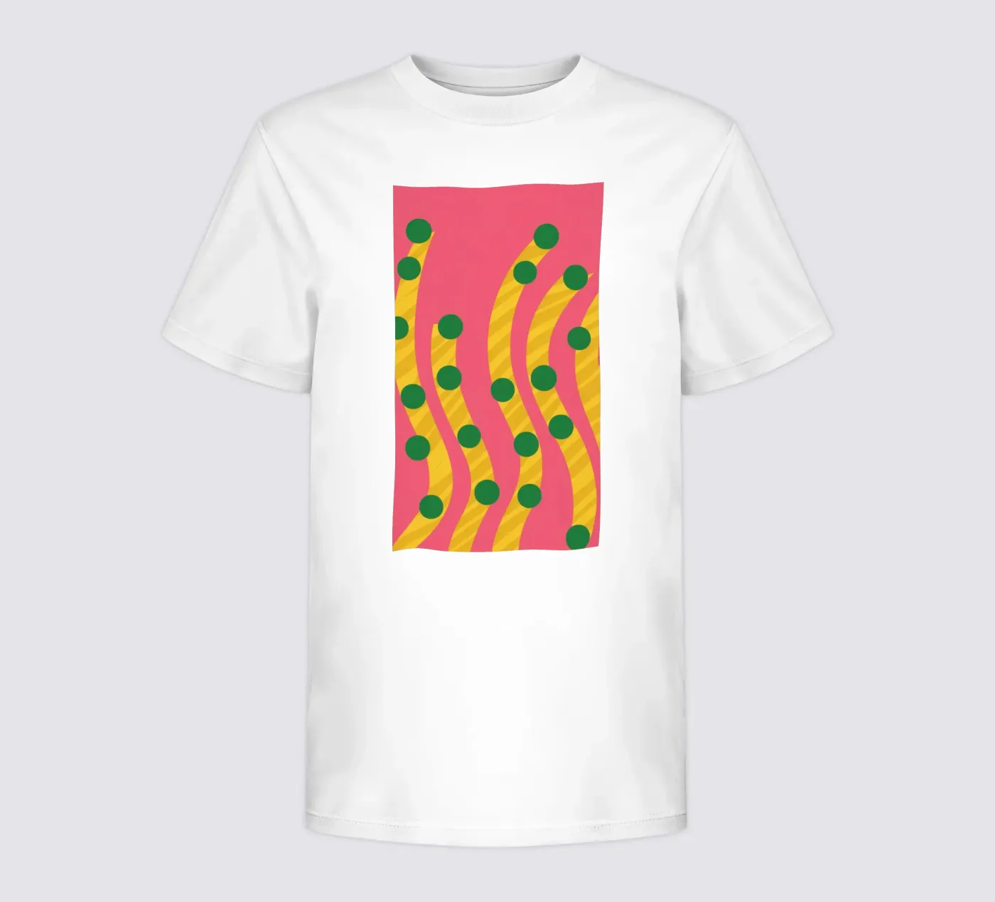 Green Dot Pattern t-shirt bambini da Obs Canvas