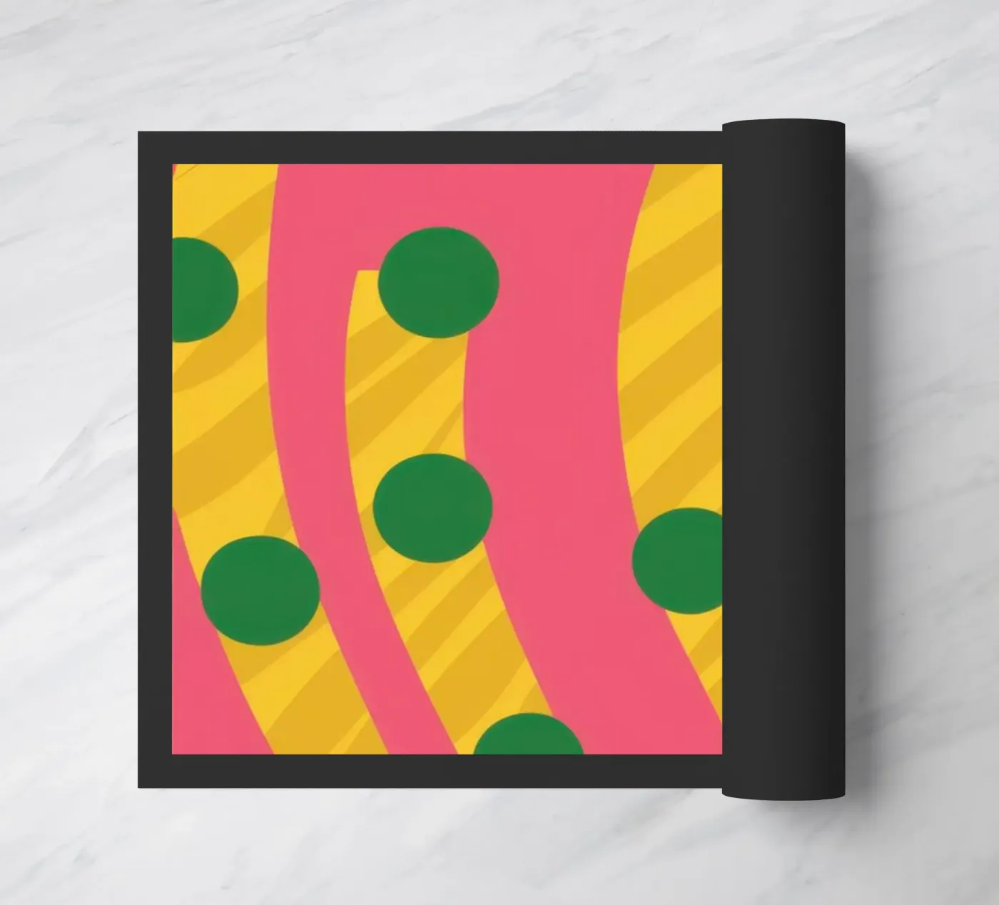 Green Dot Pattern zerbino da Obs Canvas