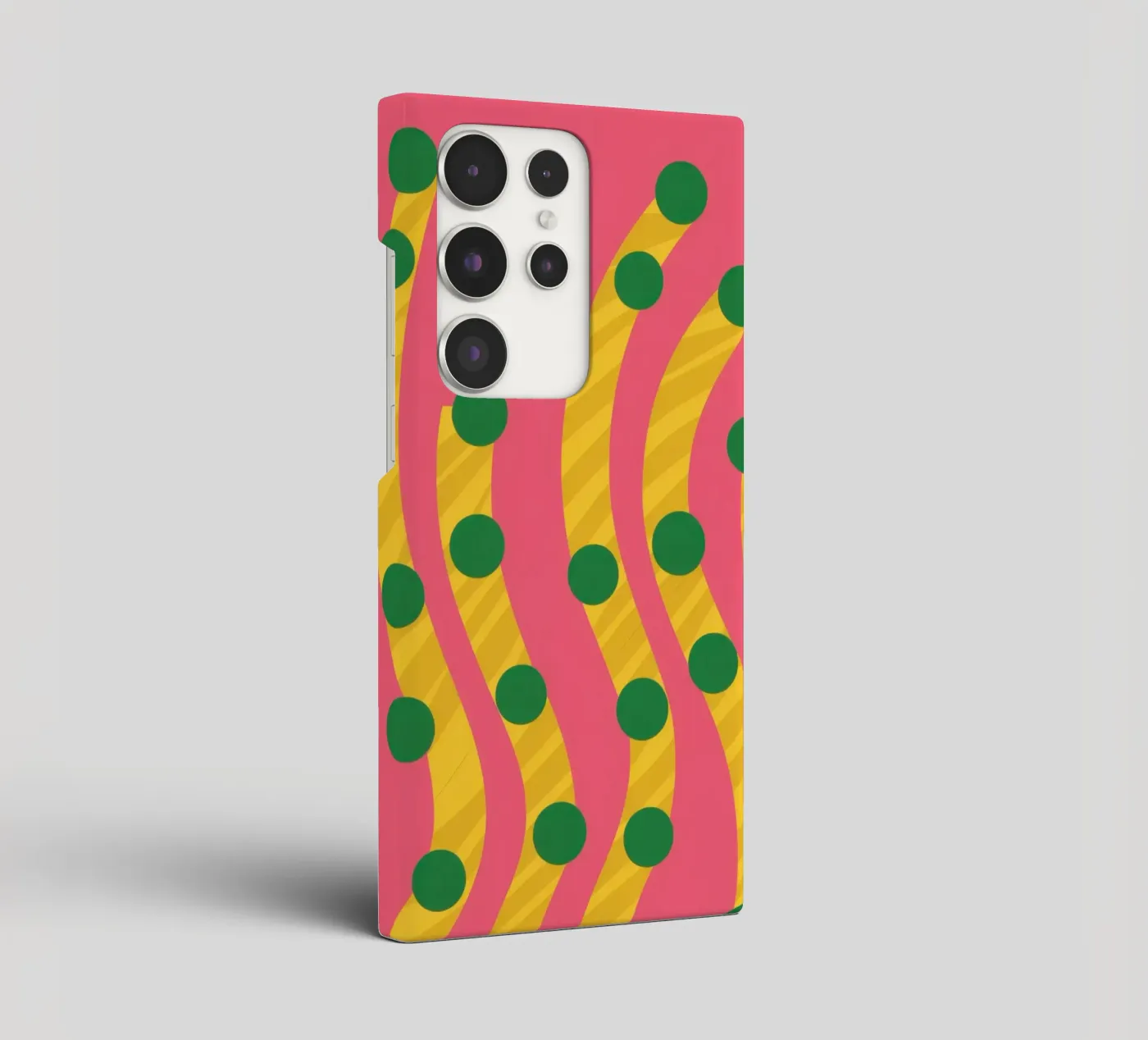 Modello a punti verdi cover samsung da Obs Canvas