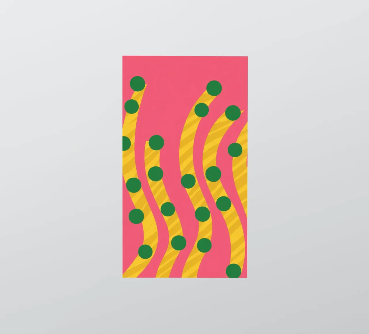 Green Dot Pattern sticker by Obs Canvas