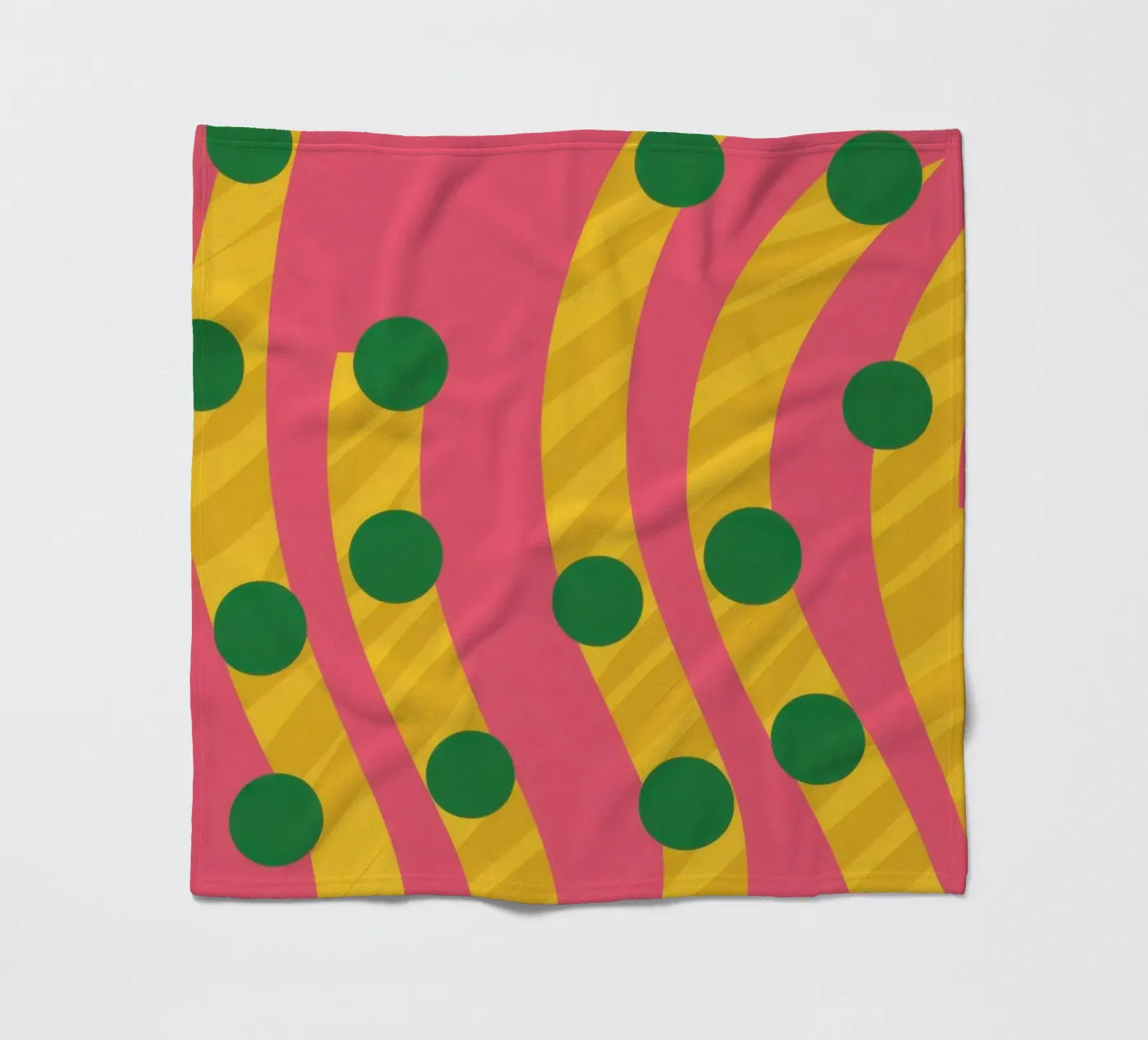 Modello a punti verdi coperta in pile da Obs Canvas