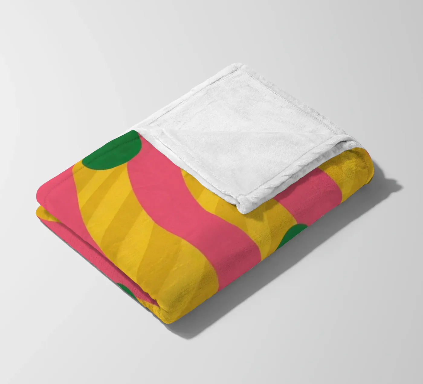 Motif du point vert plaid polaire de Obs Canvas