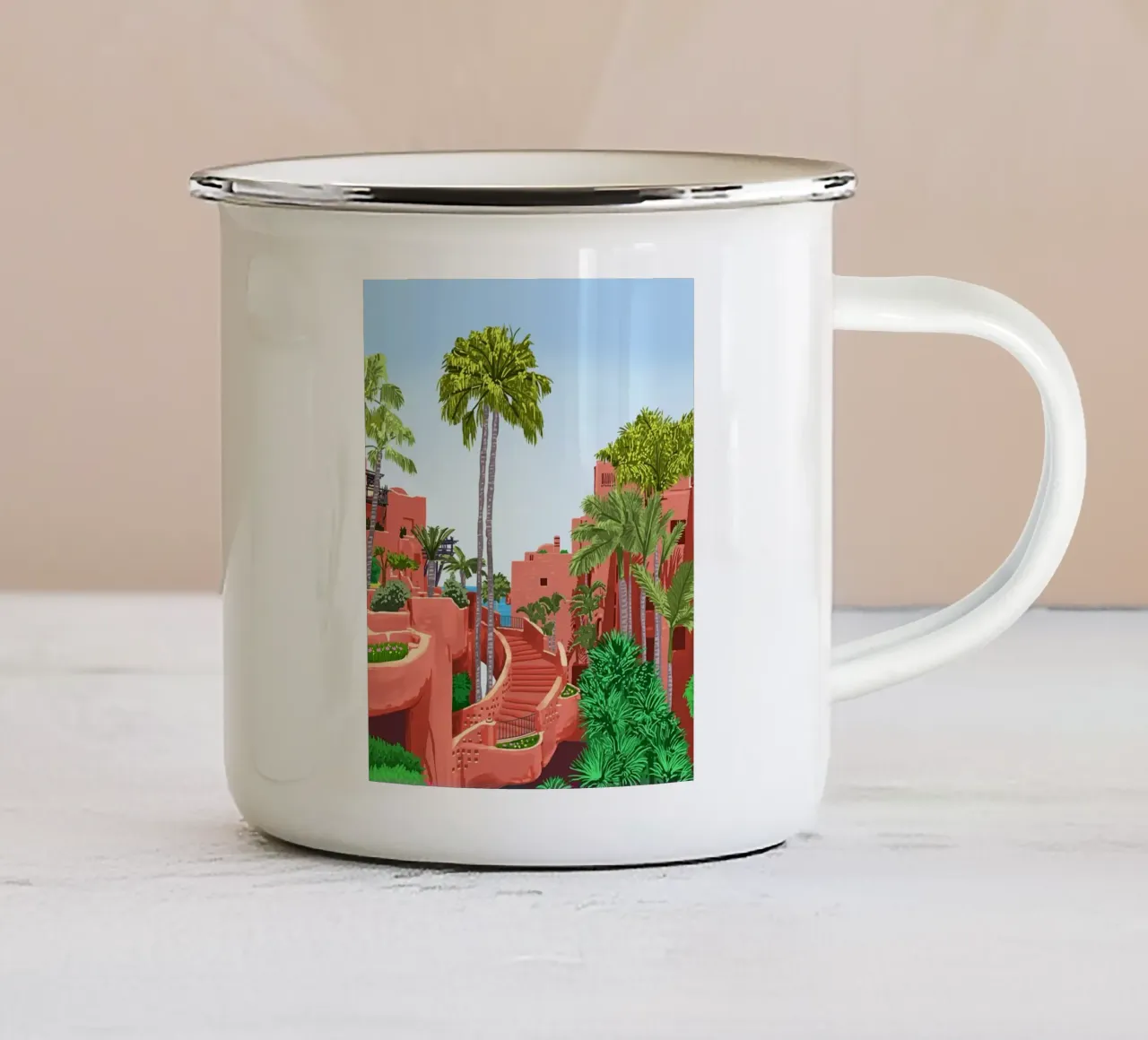 So much of who we are is where we've been | Architecture enamel mug by 83oranges