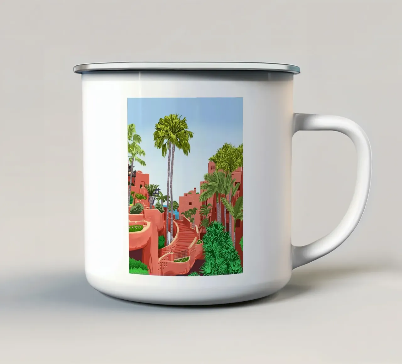 So much of who we are is where we've been | Architecture enamel mug by 83oranges