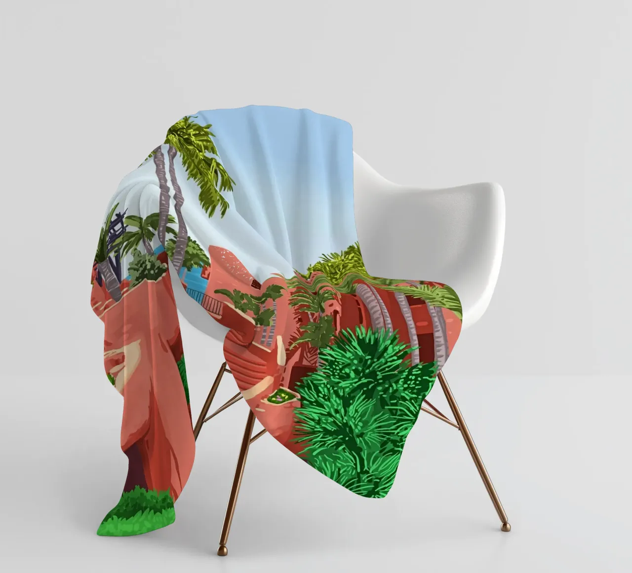 So much of who we are is where we've been | Architecture fleece blanket by 83oranges