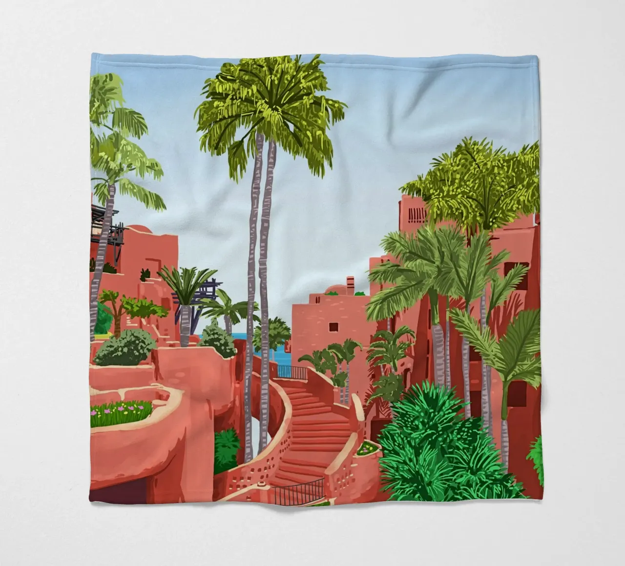 So much of who we are is where we've been | Architecture fleece blanket by 83oranges