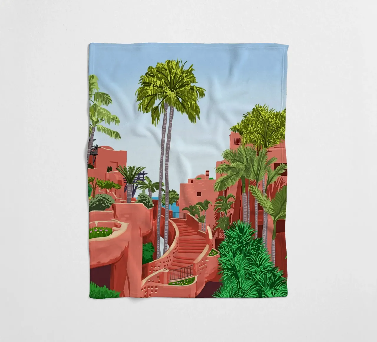 So much of who we are is where we've been | Architecture fleece blanket by 83oranges