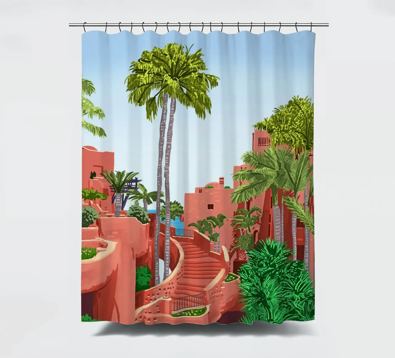 So much of who we are is where we've been | Architecture shower curtain by 83oranges