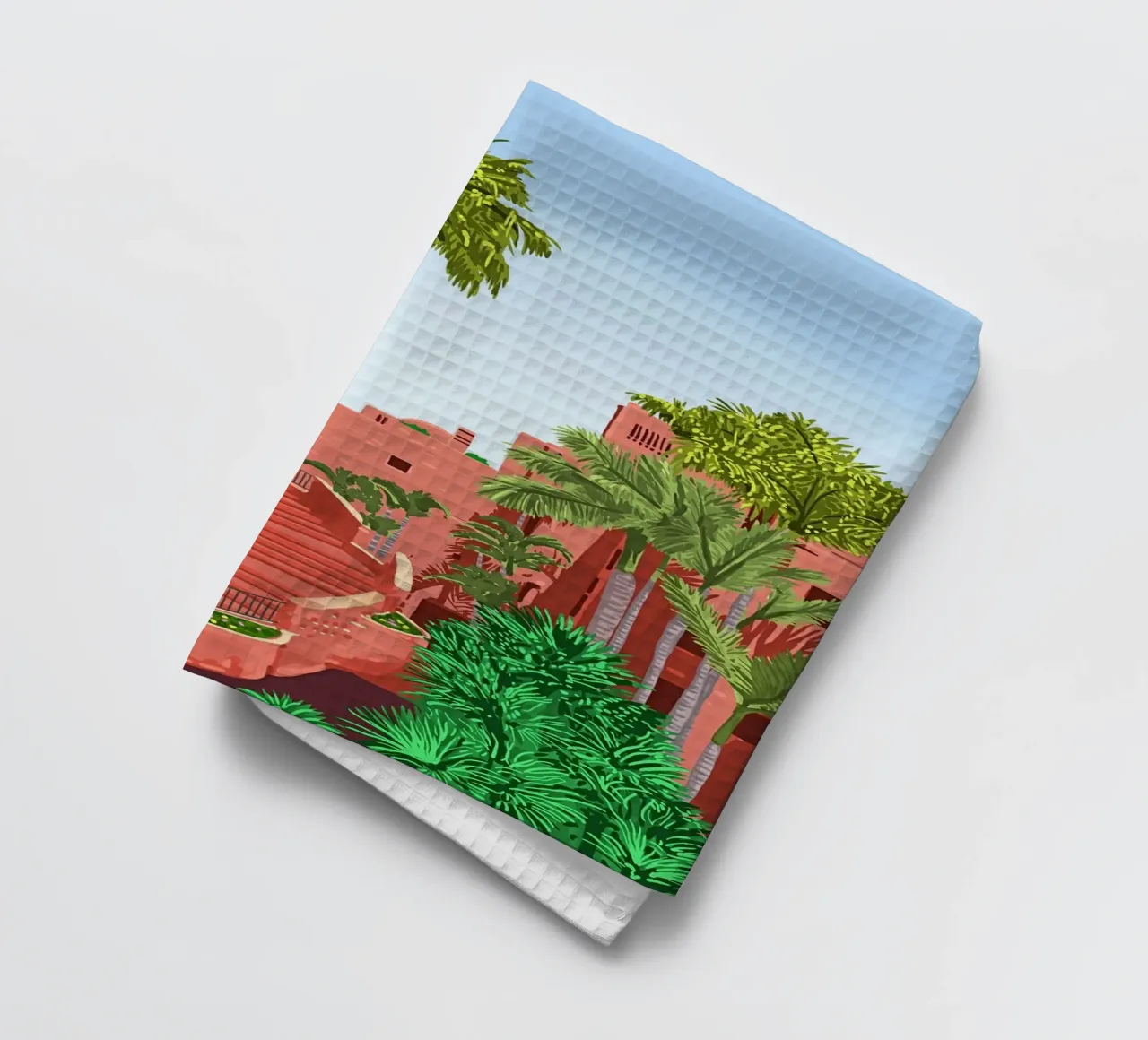 So much of who we are is where we've been | Architecture tea towel by 83oranges